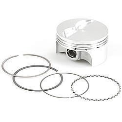 Piston and Ring - Professional Series - Forged - 4.030 in Bore - 1.2 x 1.5 x 3.0 mm Ring Groove - Minus 5.00 cc - Small Block Chevy - Kit