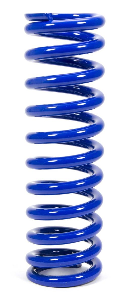 Coil Spring - Coil-Over - 2.5 in ID - 12 in Length - 300 lb/in Spring Rate - Steel - Blue Epoxy - Each
