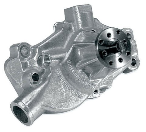 Water Pump - Mechanical - Stage 4 - 3/4 in Pilot - Short Design - Aluminum - Natural - Small Block Chevy - Each