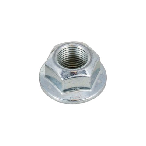 Lug Nut - 5/8-18 in Right Hand Thread - 15/16 in Hex Head - 13/16 in Hex Head - Flange Seat - Open End - Steel - Zinc Oxide - Each