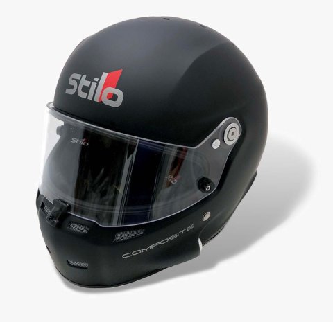 Helmet - ST5 GT - Full Face - Snell SA2020 - Head and Neck Support Ready - Flat Black - Medium - Each