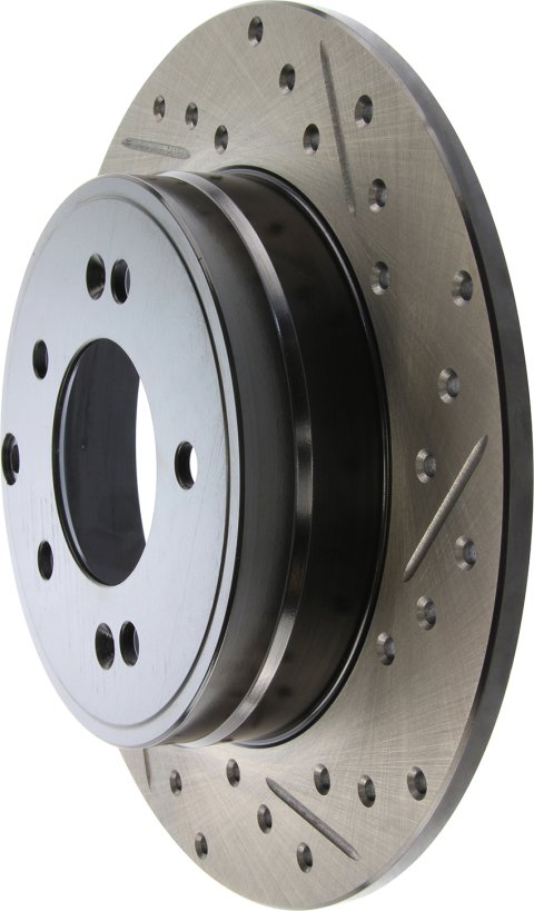Brake Rotor - Premium - 283 mm OD - 10 mm Thickness - 5 x 114.2 mm - Iron - Black Paint - Hyundai Sonata 2005-19 - Each