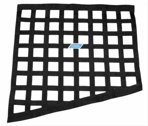 Window Net - SFI 27.1 - 1 in Webbing - 18 x 24 x 24 in Trapezoid - Black - Each