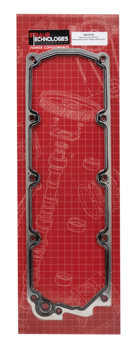 Valley Cover Gasket - Aluminum / Rubber - LS2 - GM LS-Series - Each