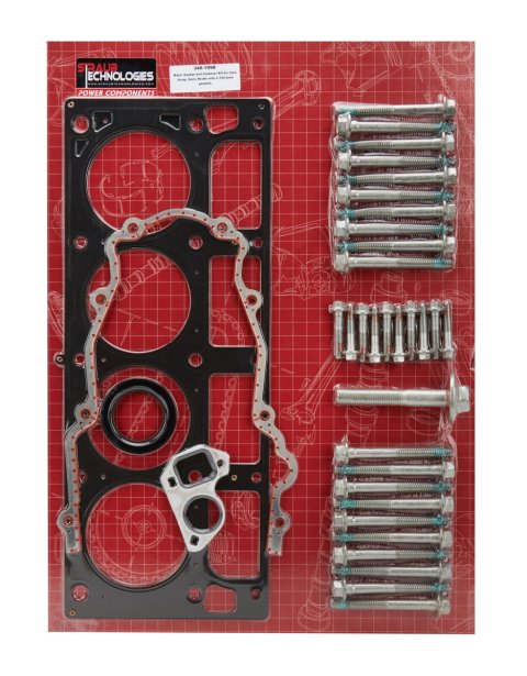 Cylinder Head Gasket - Bolts Included / Timing Cover Gasket - Multi-Layer Steel - GM LS-Series - Kit