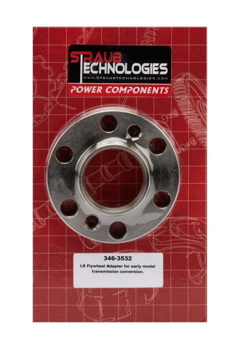 Flexplate Adapter - GM LS-Series - 200R4 / 700R4 / TH300 / TH400 - Steel - Natural - Each