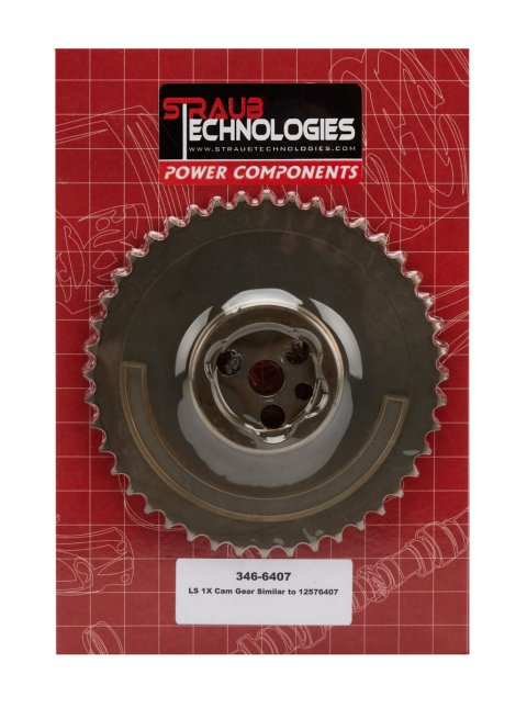 Timing Gear - Camshaft - 1X Reluctor - 3-Bolt Cams - Steel - Natural - GM LS-Series - Each