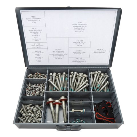 Engine and Accessory Fastener Kit - 3 Engine Set - GM LS-Series - Kit