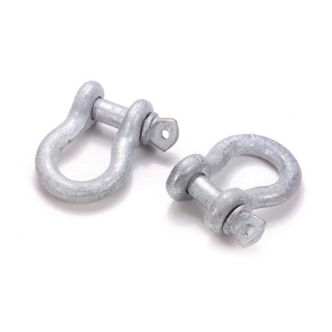 Shackle - 5/8 in Pin - 4400 lb Working Load Limit - Steel - Natural - Pair