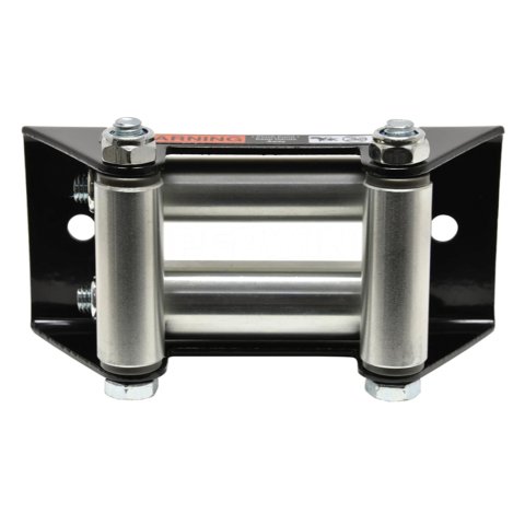 Winch Fairlead - Roller - Stainless Rollers - Steel - Black Powder Coat - Superwinch LT-Series Winches - Each