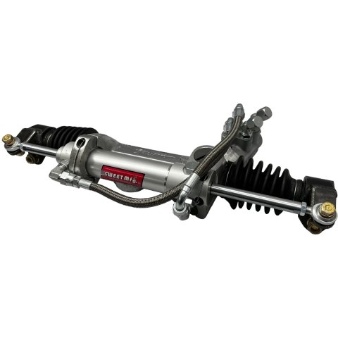 Rack and Pinion - Power - Dual Power - 0.235 in Servo - 3 in Speed - 18-1/4 in Center - 5/8-18 in Thread Rod End Eye - Each
