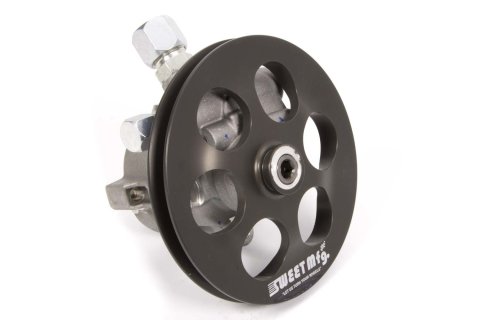 Power Steering Pump - GM Type 2 - 3 gpm - 1300 psi - V-Belt Pulley - Aluminum - Natural - Each