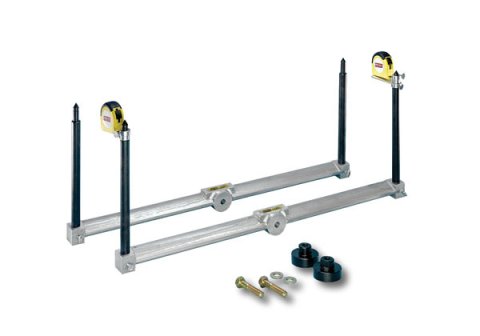 Setup System - Ackerman System - Wide 5 - Tape Measures Included - Aluminum - Natural - Kit