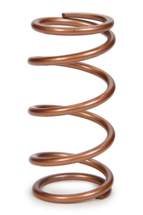 Coil Spring - Quarter Midget - Coil-Over - Barrel - 1.625 in ID - 4.5 in Length - 120 lb/in Spring Rate - Steel - Copper Powder Coat - Each
