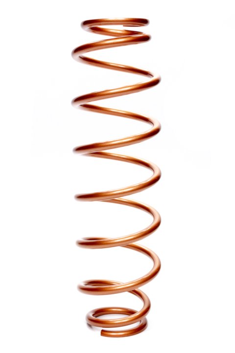 Coil Spring - Bulletproof - Coil-Over - 2.5 in ID - 16 in Length - 150 lb/in Spring Rate - Steel - Copper Powder Coat - Each