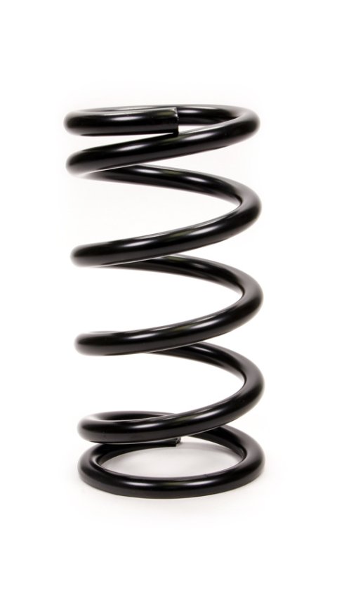 Coil Spring - Conventional - 5 in OD - 9.5 in Length - 650 lb/in Spring Rate - Front - Steel - Black Powder Coat - Each