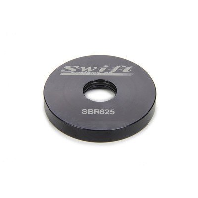Bump Stop Cup - Single Spring - 2.000 in OD - 0.625 in Thru Hole - Aluminum - Black Anodized - Swift Bump Spring - Each