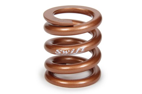 Bump Stop Spring - Round Wire - 2.25 in Free Length - 2 in OD - 1200 lb/in Spring Rate - Steel - Copper Powder Coat - Each