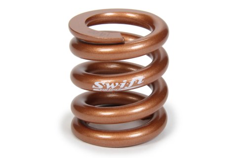 Bump Stop Spring - Round Wire - 2.25 in Free Length - 2 in OD - 1400 lb/in Spring Rate - Steel - Copper Powder Coat - Each
