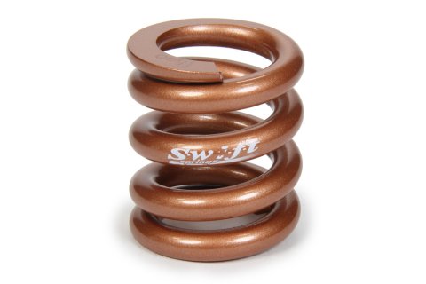 Bump Stop Spring - Round Wire - 2.25 in Free Length - 2 in OD - 1600 lb/in Spring Rate - Steel - Copper Powder Coat - Each