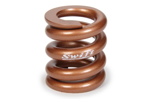 Bump Stop Spring - Round Wire - 2.25 in Free Length - 2 in OD - 3000 lb/in Spring Rate - Steel - Copper Powder Coat - Each