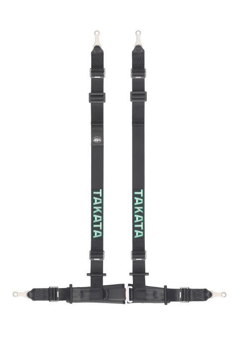 Harness - 4-Point - Drift II - Push Button - Pull Up Adjust - Bolt-In - Individual Harness - Black - Kit