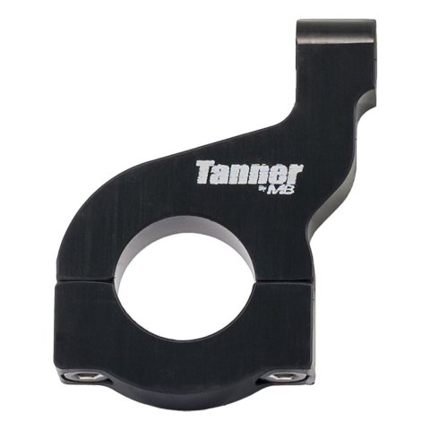 Tachometer Bracket - Clamp-On - Aluminum - Black Anodized - 3/4 Mychron Style - Each