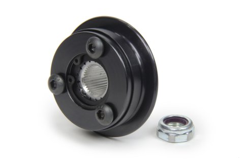 Steering Wheel Quick Release - 360 Degree Release - Aluminum - Black Anodized - 3-Bolt Steering Wheel - Quarter Midget - Kit