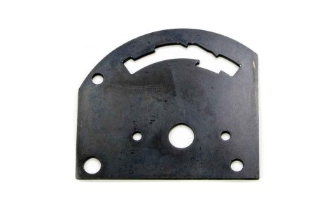 Shifter Gate Plate - 4-Speed - Forward Pattern - Steel - Black Paint - TCI Outlaw / Thunder Stick Shifters - Each