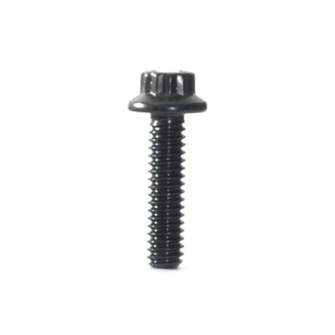 Bolt - 1/4-20 in Thread - 1 in Long - 1/4 in 12 Point Head - Steel - Black Oxide - Universal - Each