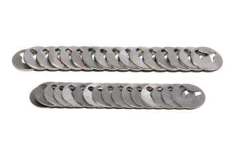 Rocker Arm Stand Shim - Sixteen 0.080 / Sixteen 0.040 in thick - Dowel Pin - Steel - T&D Machine Big Block Chevy Rockers - Kit
