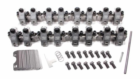 Rocker Arm - SportComp - Shaft Mount - 1.60 Ratio - Full Roller - Aluminum - Natural - Small Block Ford - Kit