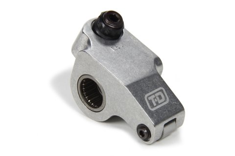 Rocker Arm - Shaft Mount - 1.60 Ratio - Full Roller - 0.450 Right Offset - On Shaft - 1.450 in Long - Aluminum - Natural - Big Block Chevy / Small Block Ford - Each