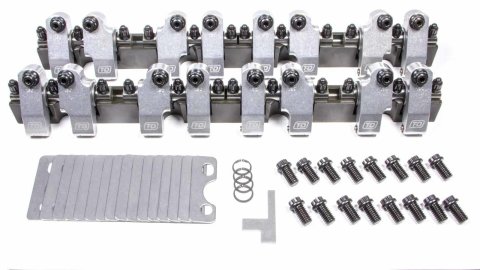 Rocker Arm - Shaft Mount - 1.60 / 1.50 Ratio - Full Roller - Aluminum - Natural - AFR 227 / 235 - Small Block Chevy - Kit