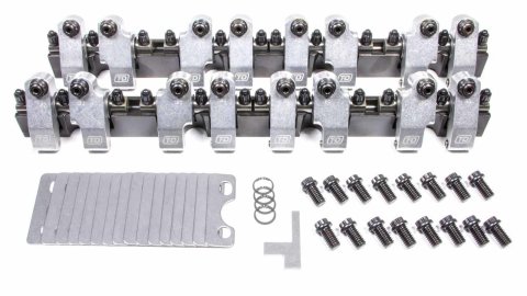 Rocker Arm - Shaft Mount - 1.60 / 1.50 Ratio - Full Roller - Aluminum - Natural - AFR 227 / 235 - Small Block Chevy - Kit