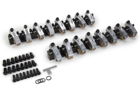 Rocker Arm - F710 Series - Shaft Mount - 1.7 Ratio - Full Roller - Aluminum - Natural - GM LS-Series - Kit