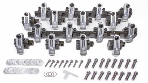 Rocker Arm - Shaft Mount - 1.70 Ratio - Full Roller - Aluminum - Natural - Dart Iron Eagle - Big Block Chevy - Kit