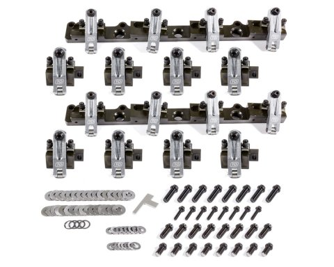 Rocker Arm - Shaft Mount - 1.70 Ratio - Full Roller - Aluminum - Natural - SR20 Brodix Heads - Big Block Chevy - Kit