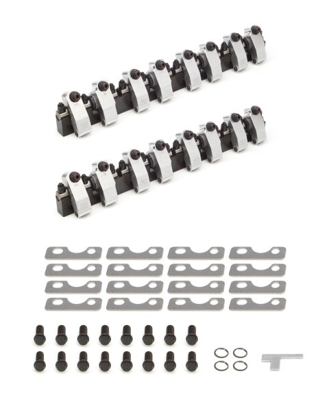 Rocker Arm - Shaft Mount - 1.70 Ratio - Full Roller - Aluminum - Natural - Small Block Ford - Kit
