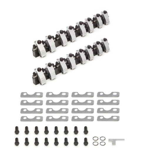 Rocker Arm - Shaft Mount - 1.75 Ratio - Full Roller - Aluminum - Natural - Small Block Ford - Kit