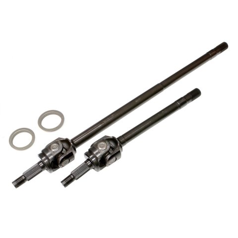 Axle Shaft - Performance Complete Front Axle Kit - 16.625 and 31.875 in Long - 30 Spline Carrier - 27 Spline Drive Flange - 6.11 in Outer Length - Chr