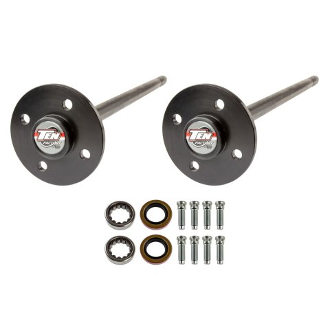 Axle Shaft - Performance Rear Axle Kit - 29 in Long - 28 Spline Carrier - 4 x 4.25 in Bolt Pattern - C-Clip - Steel - Black Oxide - Ford 8.8 in - Ford