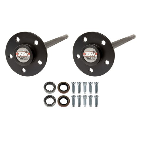 Axle Shaft - Performance Rear Axle Kit - 30.625 in Long - 31 Spline Carrier - 5 x 4.50 in Bolt Pattern - C-Clip - Steel - Black Oxide - Ford 8.8 in - Ford Mustang 1999-2004 - Kit