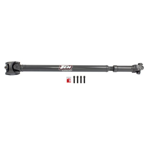 Drive Shaft - Performance - 1310 U-Joints - Hardware Included - Chromoly - Gray Paint - Front - Jeep Wrangler TJ 1997-2006 - Each