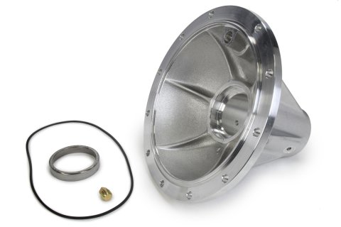 Side Bell - Closed Axle - Drivers Side - 6-Rib - Inspection Plug - Aluminum - Natural - Tiger 10 in Quick Change - Each