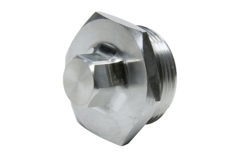 Inspection Plug - Hex Head - O-Ring Seal - Aluminum - Natural - Tiger 10 in Side Bells - Each