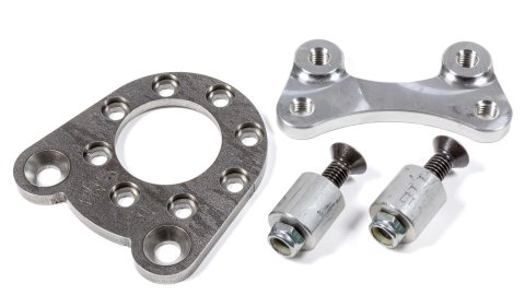 Brake Caliper Bracket - Rear - Bolt-On - 1.0 Degree Camber - 8-Bolt Flange - Aluminum / Steel - Wide 5 - Tiger Bolt-On Snout - Kit