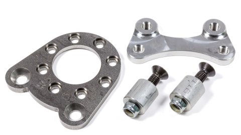 Brake Caliper Bracket - Rear - Bolt-On - 0.5 Degree Camber - 8-Bolt Flange - Aluminum / Steel - Wide 5 - Tiger Bolt-On Snout - Kit