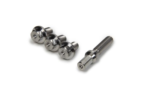 Fuel Pump Bolt Kit - Adapter / Pinch - Hex Head - Titanium - Natural - Sprint Car - Kit