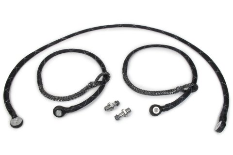 Axle Tether - Complete - 2 Wrap Style - 1 King Pin to King Pin - Hardware Included - 51-53 in Axle - Kit